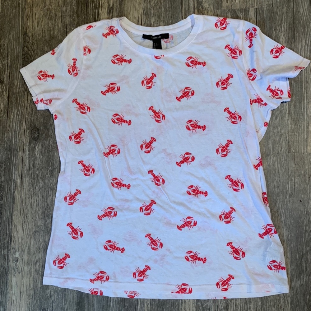 Forever 21 lobster shirt